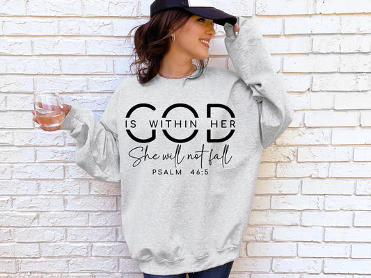 "GOD IS WITHIN HER" SHE WILL NOT FALL PSALM 46:5